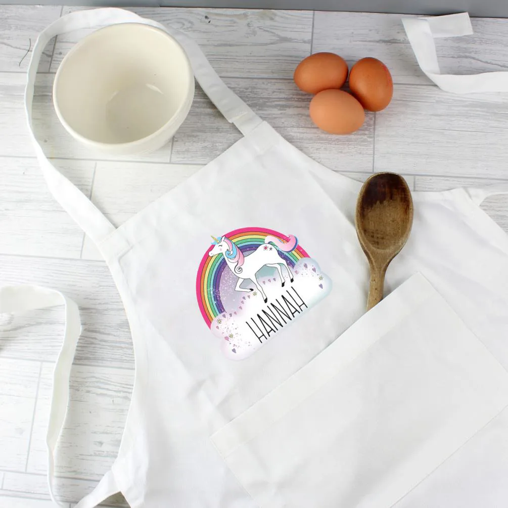 Personalised Unicorn Childrens Apron Extra Image 1