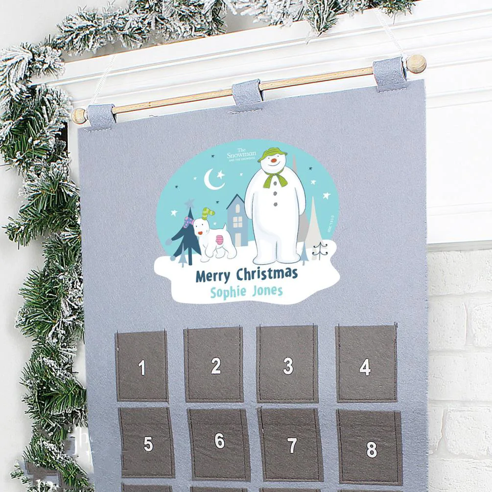 Personalised The Snowman & The Snowdog Advent Calendar Extra Image 2