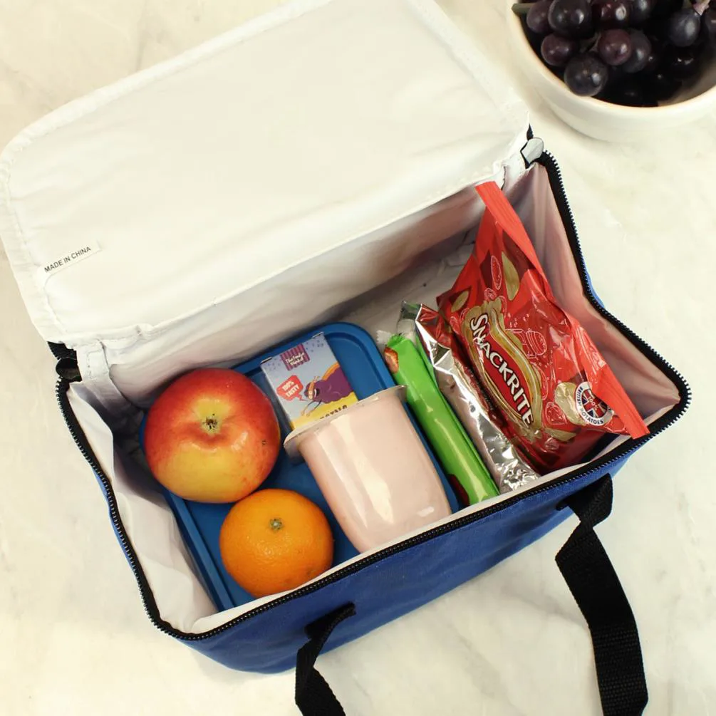 Personalised Superhero Blue Lunch Bag Extra Image 1