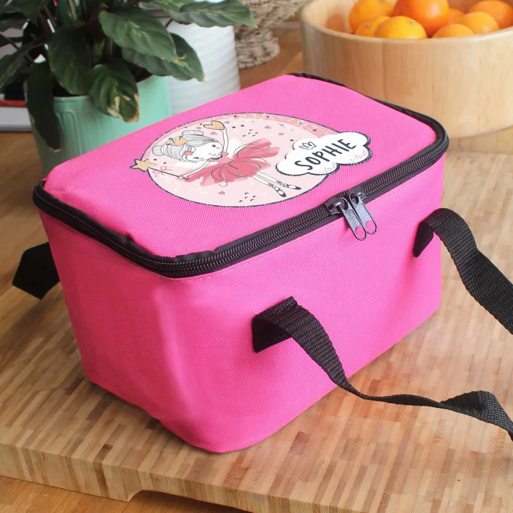 Personalised Fairy Pink Lunch Bag Extra Image 3