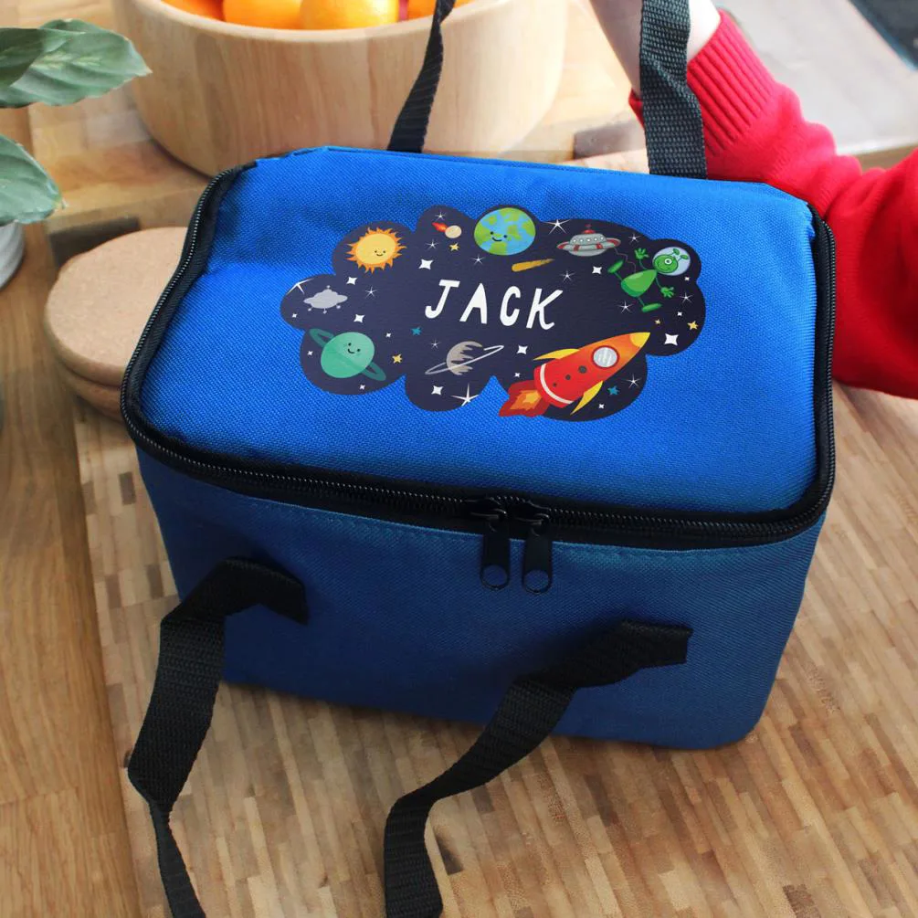 Personalised Space Blue Lunch Bag Extra Image 3
