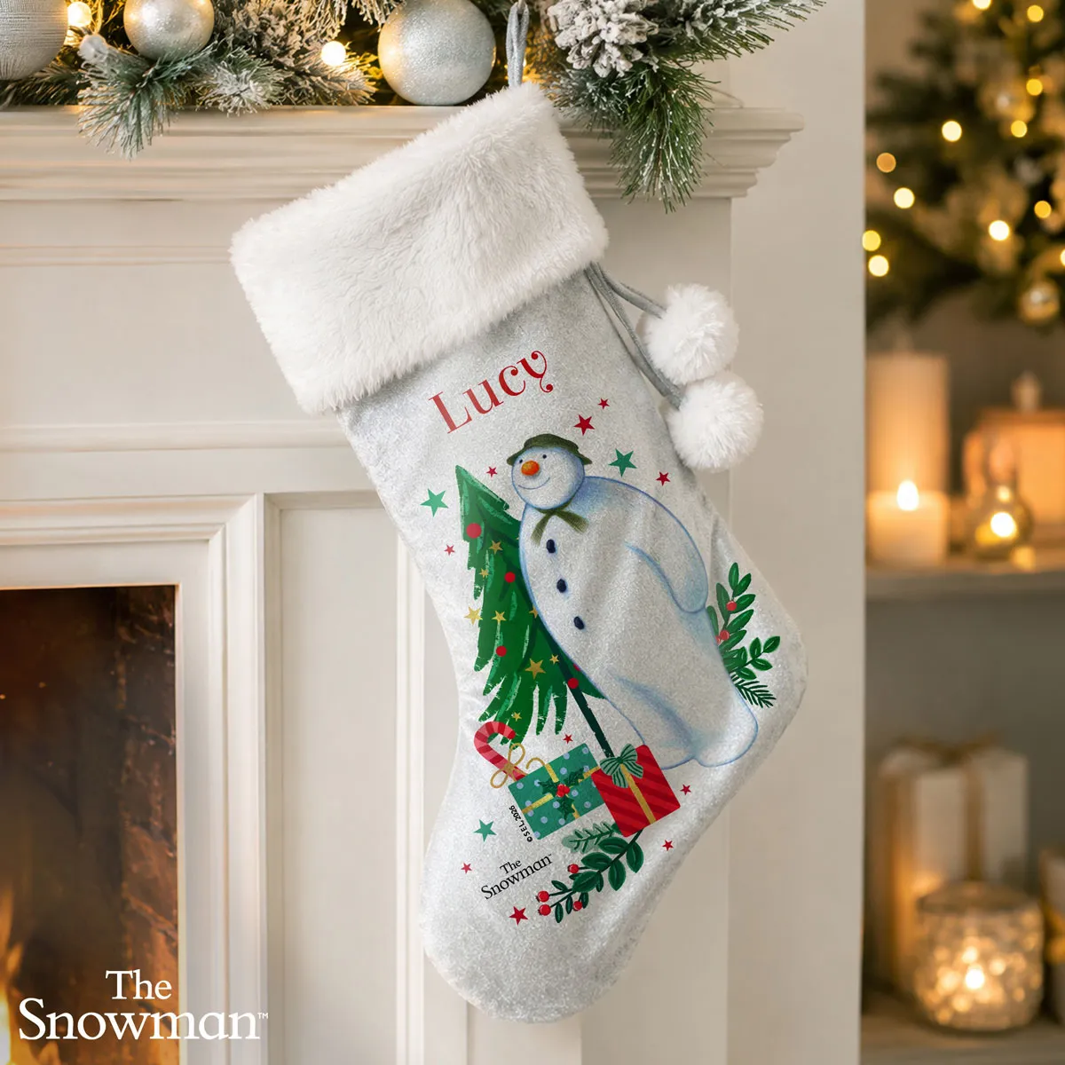 Personalised The Snowman Christmas Wishes Stocking Extra Image 1