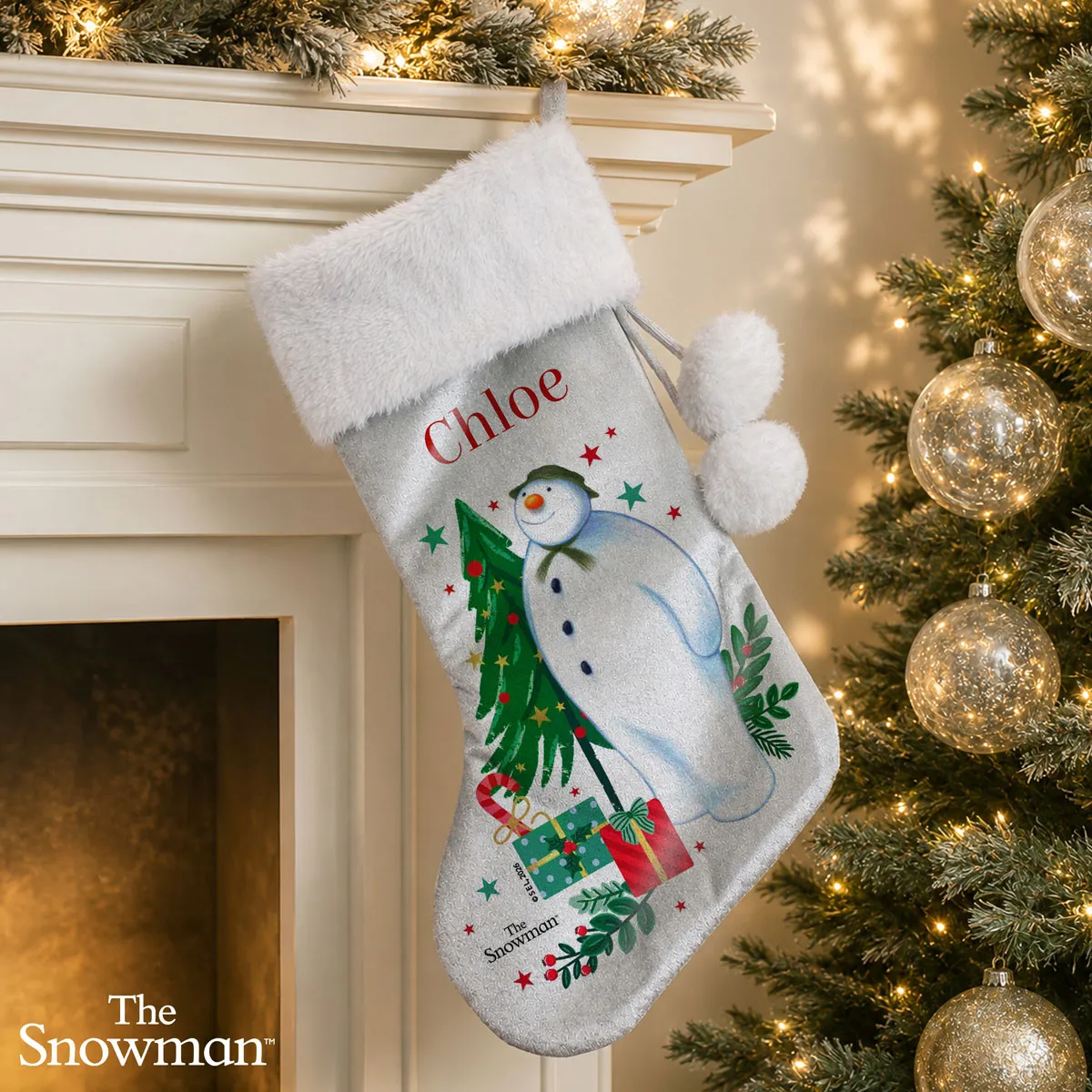 Personalised The Snowman Christmas Wishes Stocking Extra Image 3