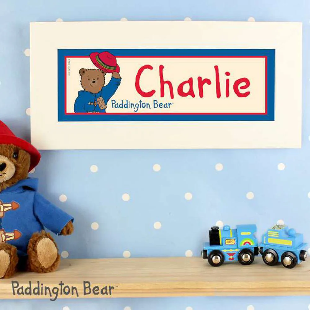 Personalised Paddington Bear Name Plaque Extra Image 2
