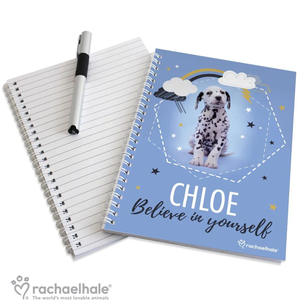 Personalised Rachael Hale Dalmatian A5 Notebook Extra Image 2
