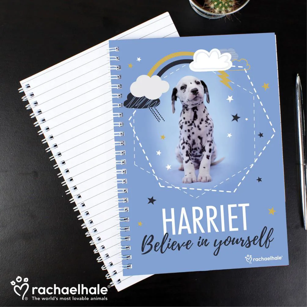 Personalised Rachael Hale Dalmatian A5 Notebook Extra Image 3