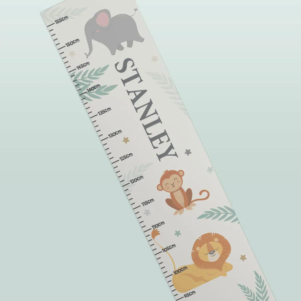 Personalised Animal Height Chart Extra Image 1