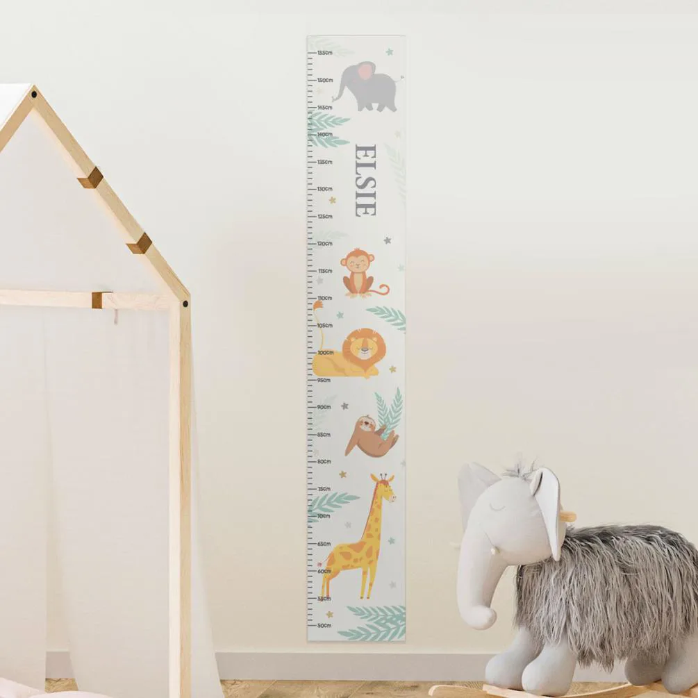 Personalised Animal Height Chart Extra Image 2