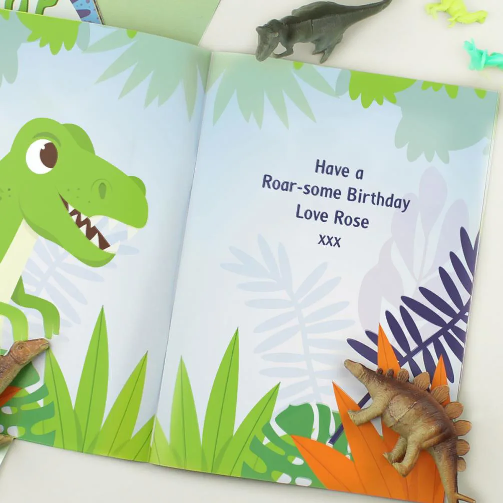 Personalised Dinosaur Adventure A4 Story Book Extra Image 1