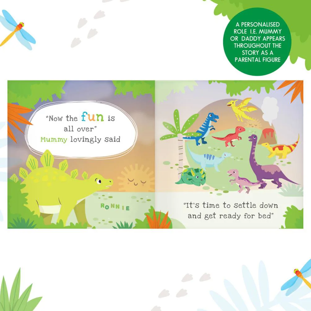Personalised Dinosaur Book & Stacking Toy Extra Image 2
