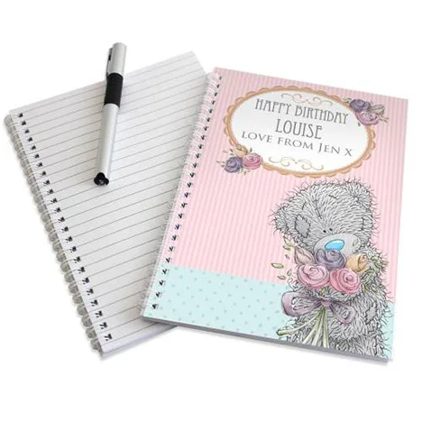 Personalised Me To You Bear Flowers A5 Notebook Extra Image 1