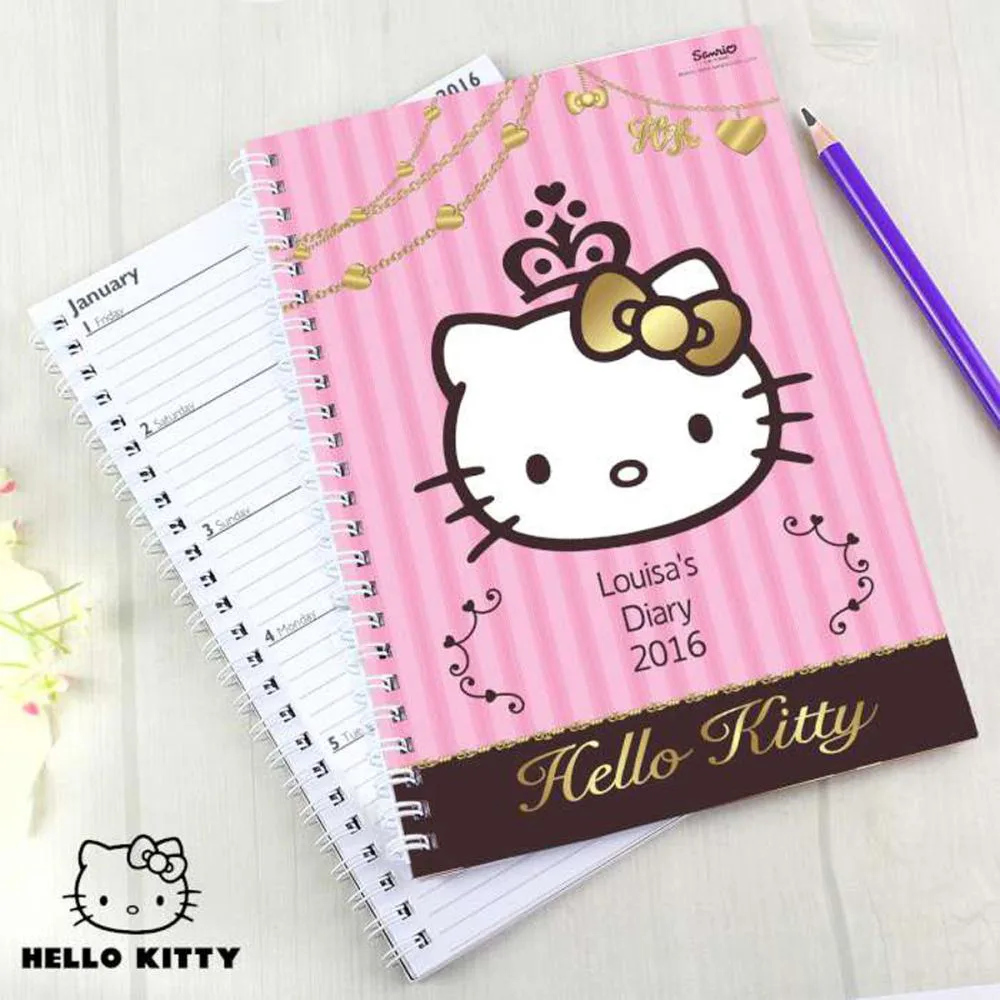 Personalised Hello Kitty Chic A5 Diary Extra Image 2