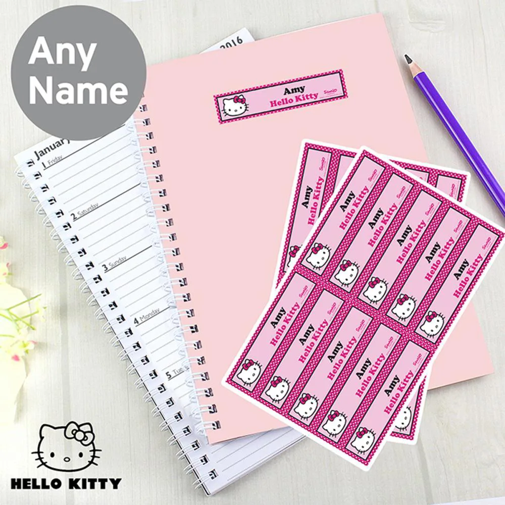 Personalised Hello Kitty Bow Stickers Extra Image 3