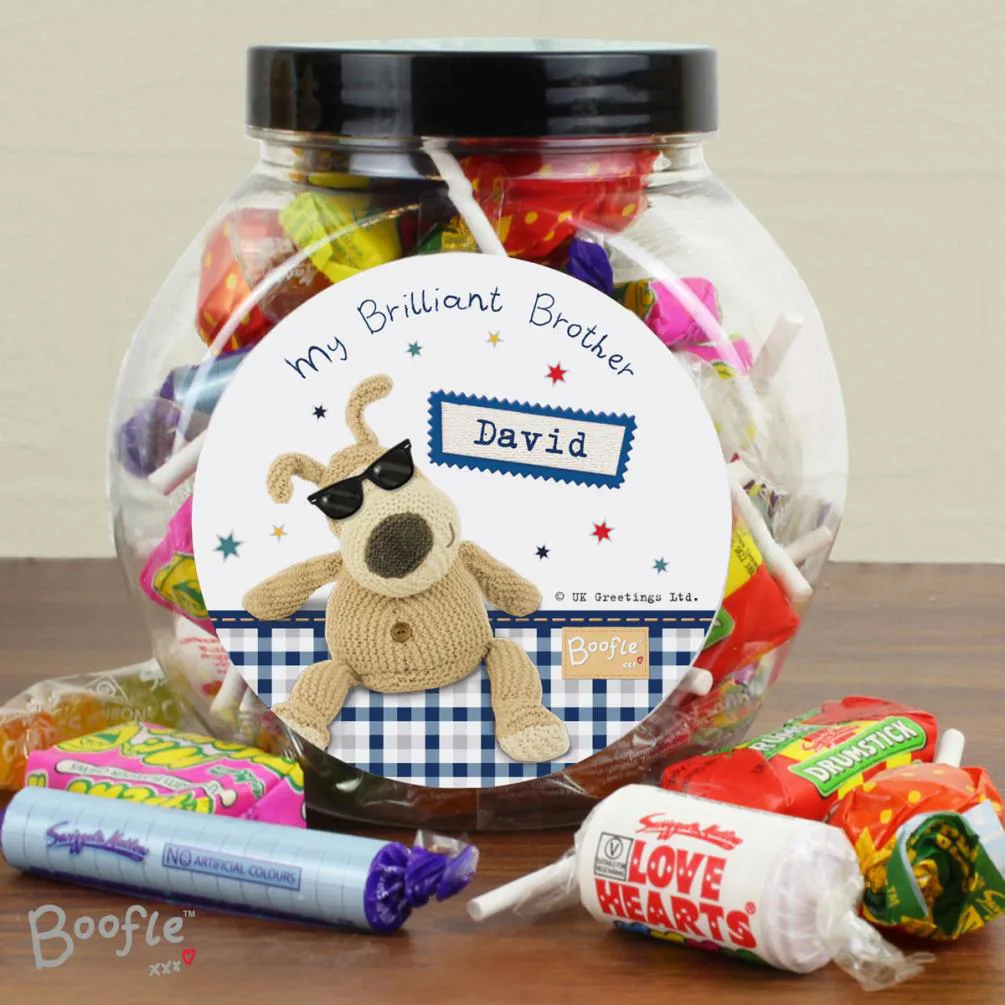 Personalised Boofle Stars Sweet Jar Extra Image 1