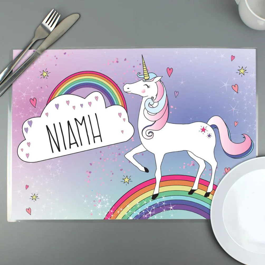 Personalised Unicorn Placemat Extra Image 1