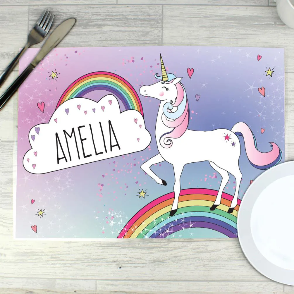 Personalised Unicorn Placemat Extra Image 2