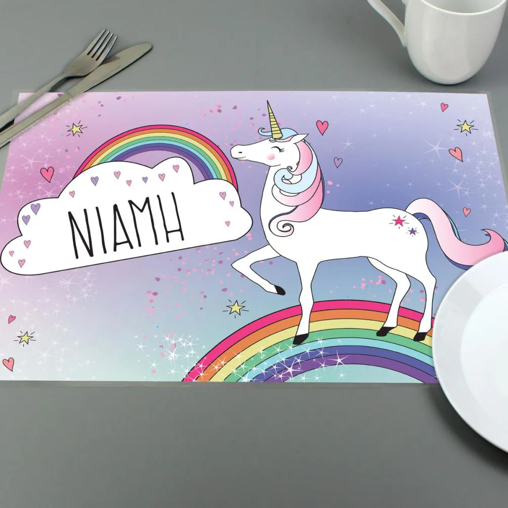 Personalised Unicorn Placemat Extra Image 3