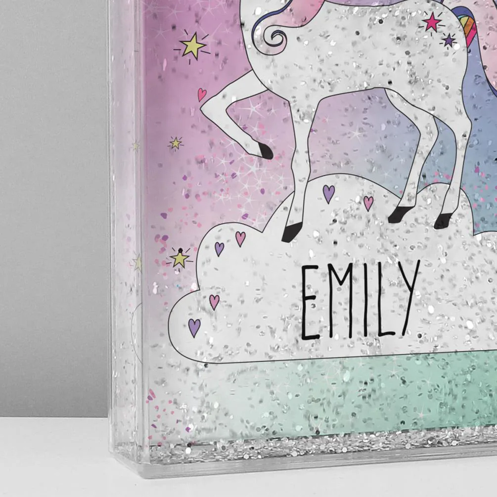 Personalised Unicorn Glitter Shaker Extra Image 2