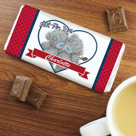 Personalised Me to You Love Heart Couple 100g Chocolate Bar Extra Image 3