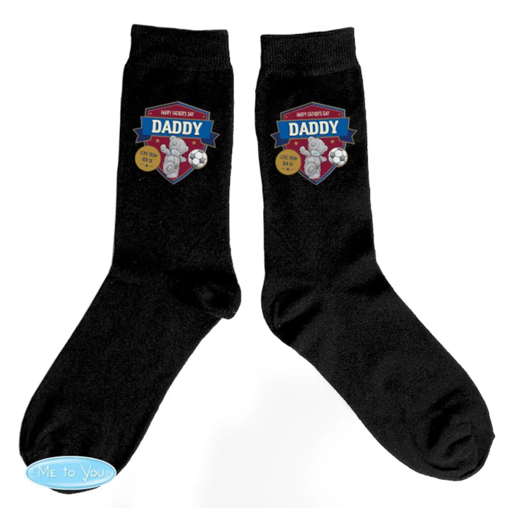 Personalised Me to You Bear Football Mens Socks Extra Image 1