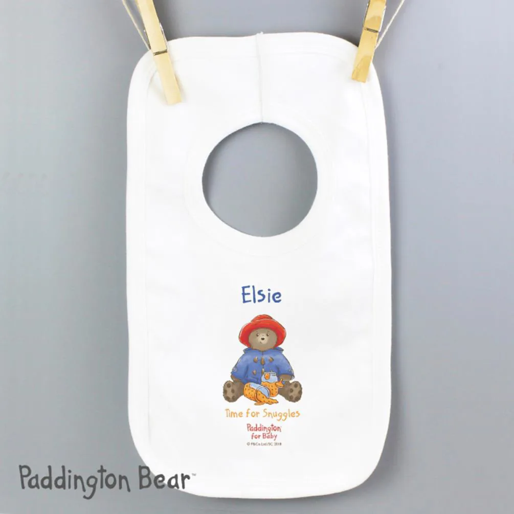Personalised Paddington Bear For Baby Bib Extra Image 1