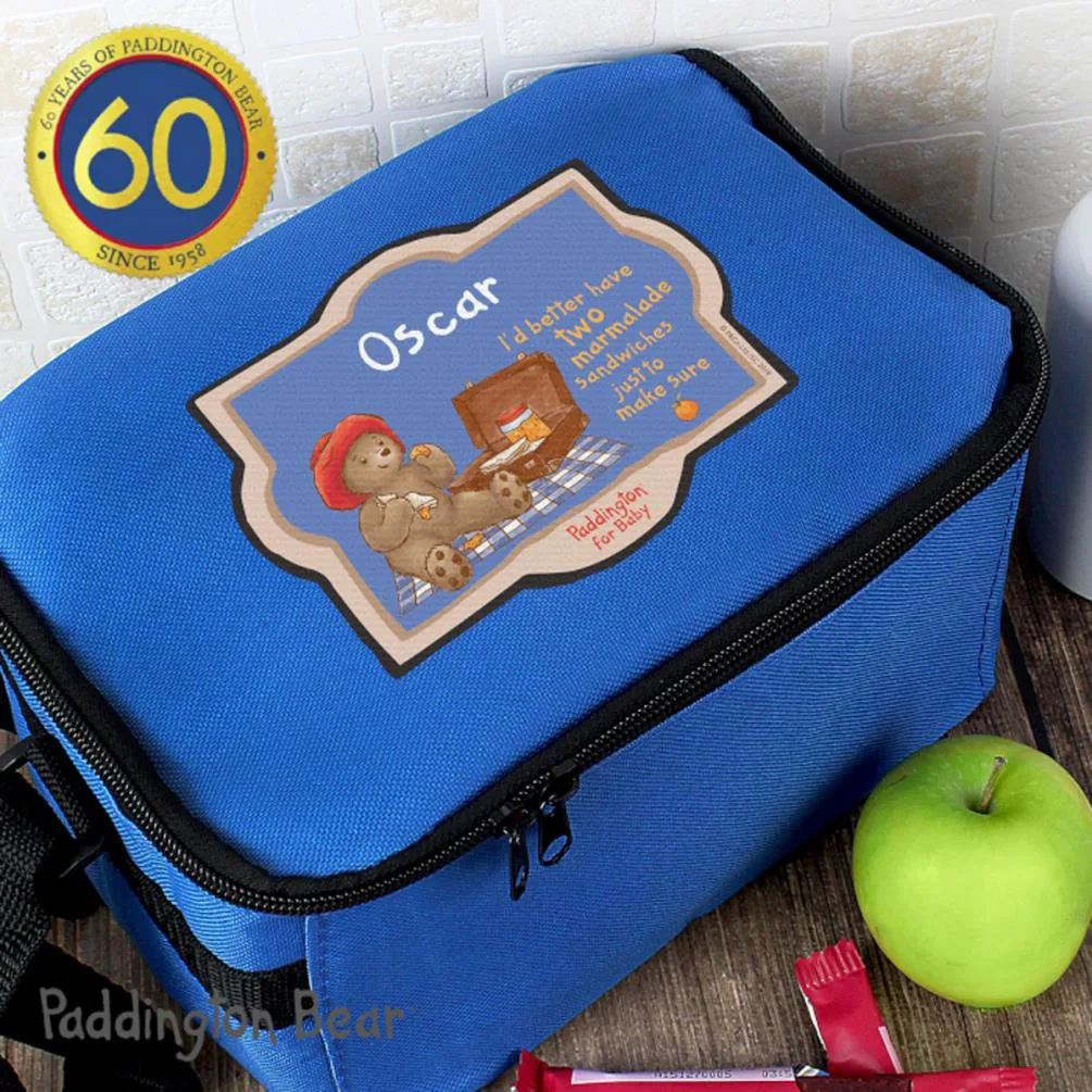 Personalised Paddington Bear For Baby Lunch Bag Extra Image 1
