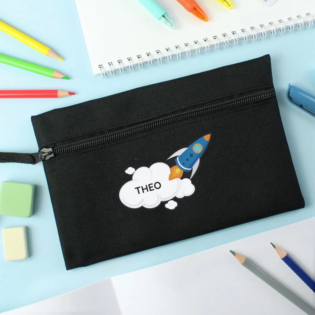 Personalised Space Rocket Pencil Case Extra Image 1