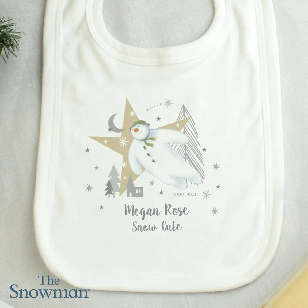 Personalised The Snowman Magical Adventure Bib Extra Image 2