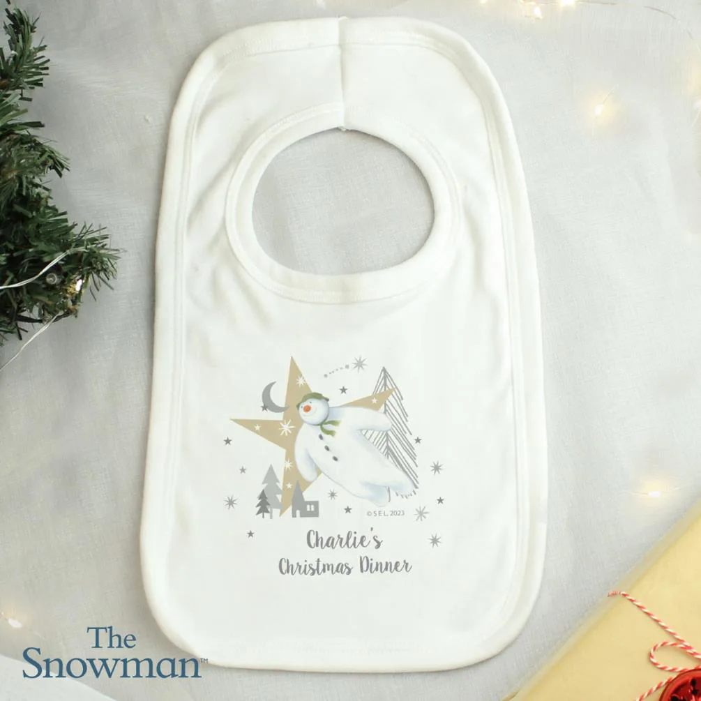Personalised The Snowman Magical Adventure Bib Extra Image 3