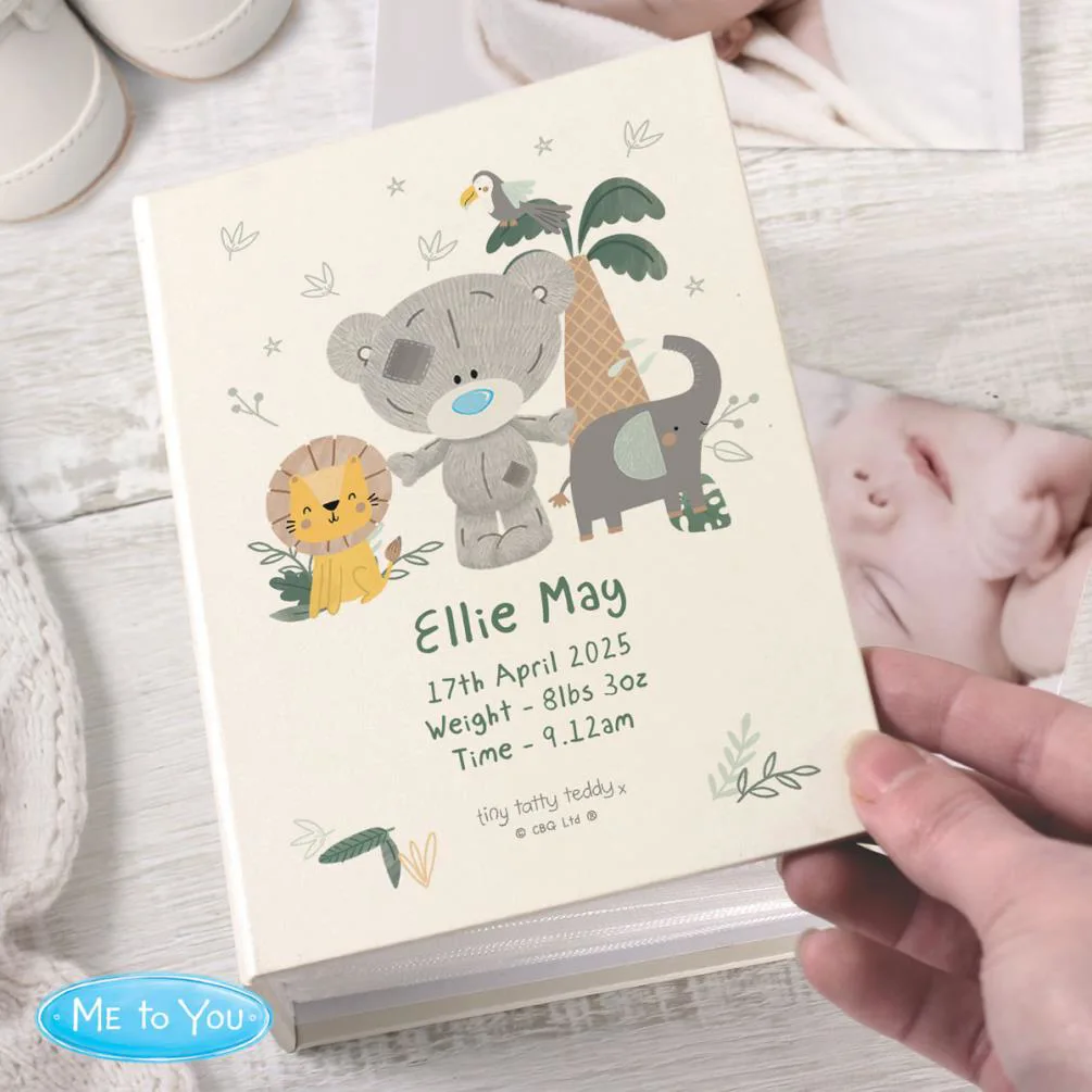 Personalised Tiny Tatty Teddy Jungle Animals 6 x 4