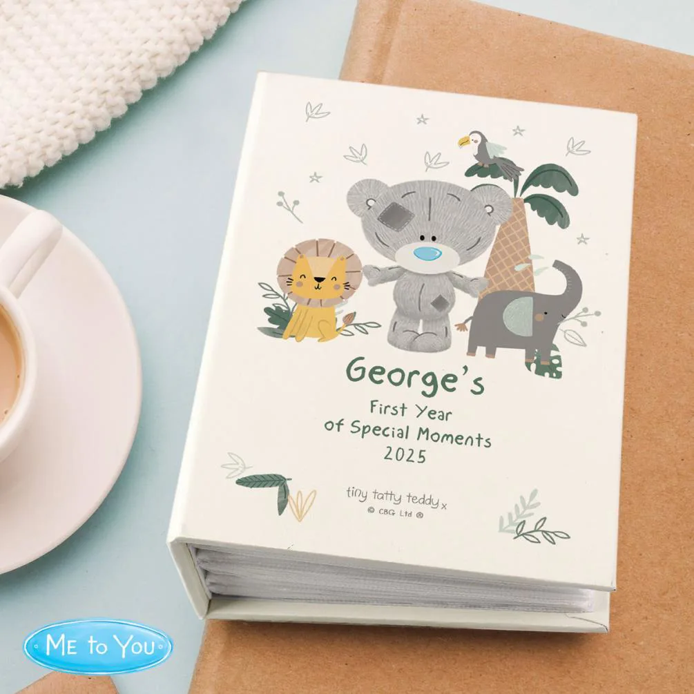 Personalised Tiny Tatty Teddy Jungle Animals 6 x 4