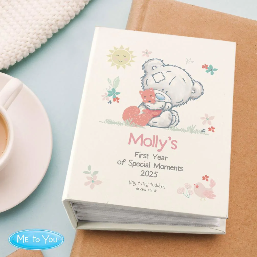 Personalised Tiny Tatty Teddy Woodland Animal 6 x 4