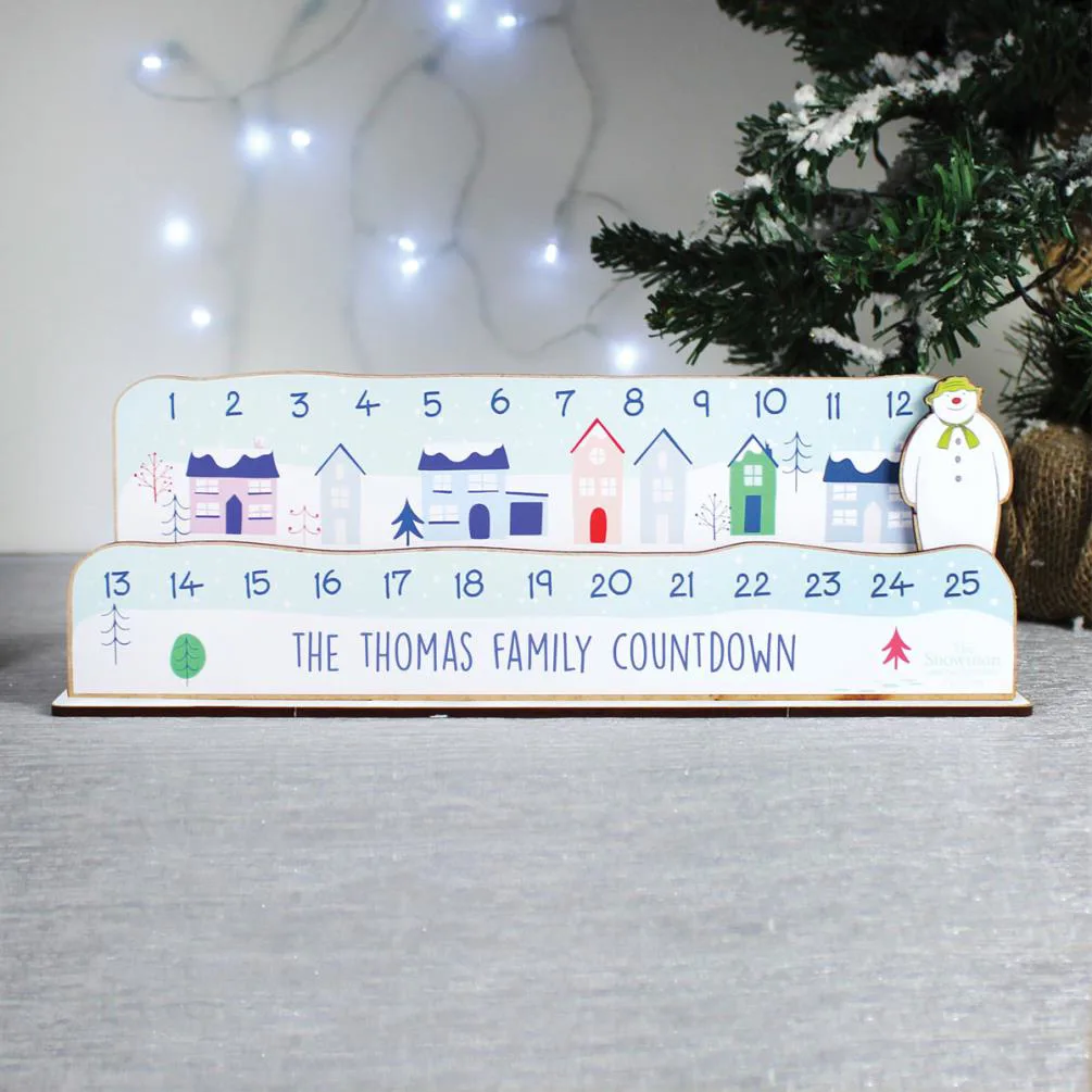 Personalised The Snowman Make Your Own Christmas Advent Countdown Kit Extra Image 2