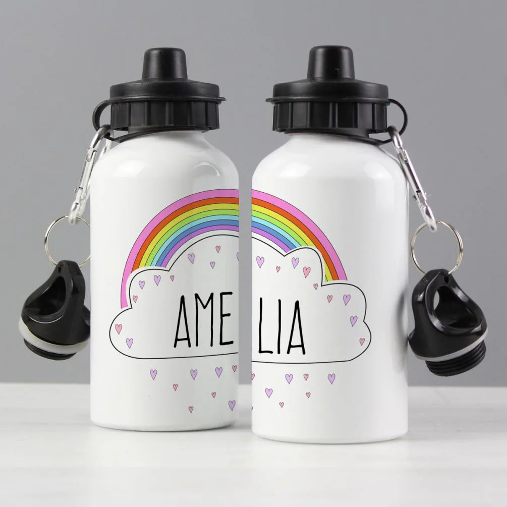 Personalised Rainbow 400ml Drinks Bottle Extra Image 1