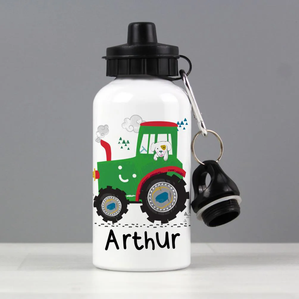 Personalised Tractor 400ml Drinks Bottle Extra Image 1
