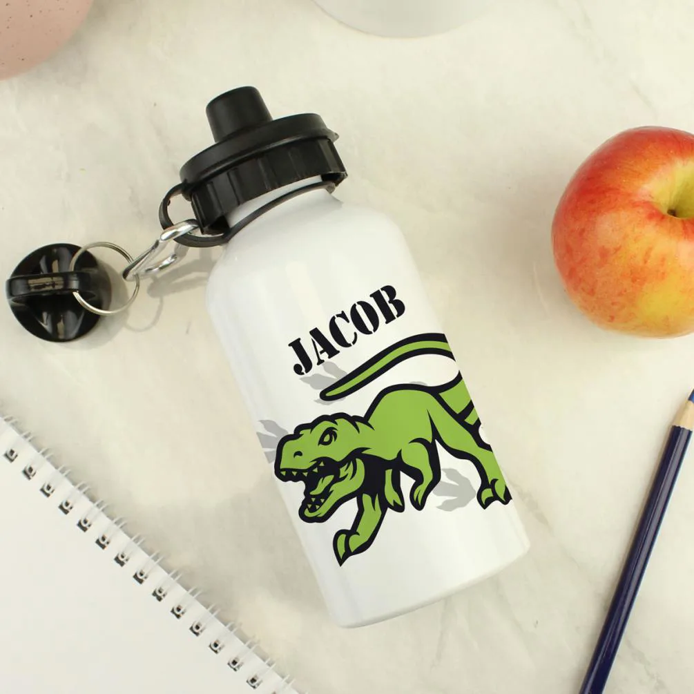 Personalised Dinosaur Drinks Bottle Extra Image 1