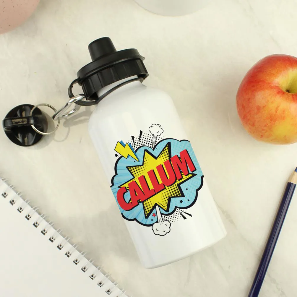 Personalised Superhero Drinks Bottle Extra Image 1