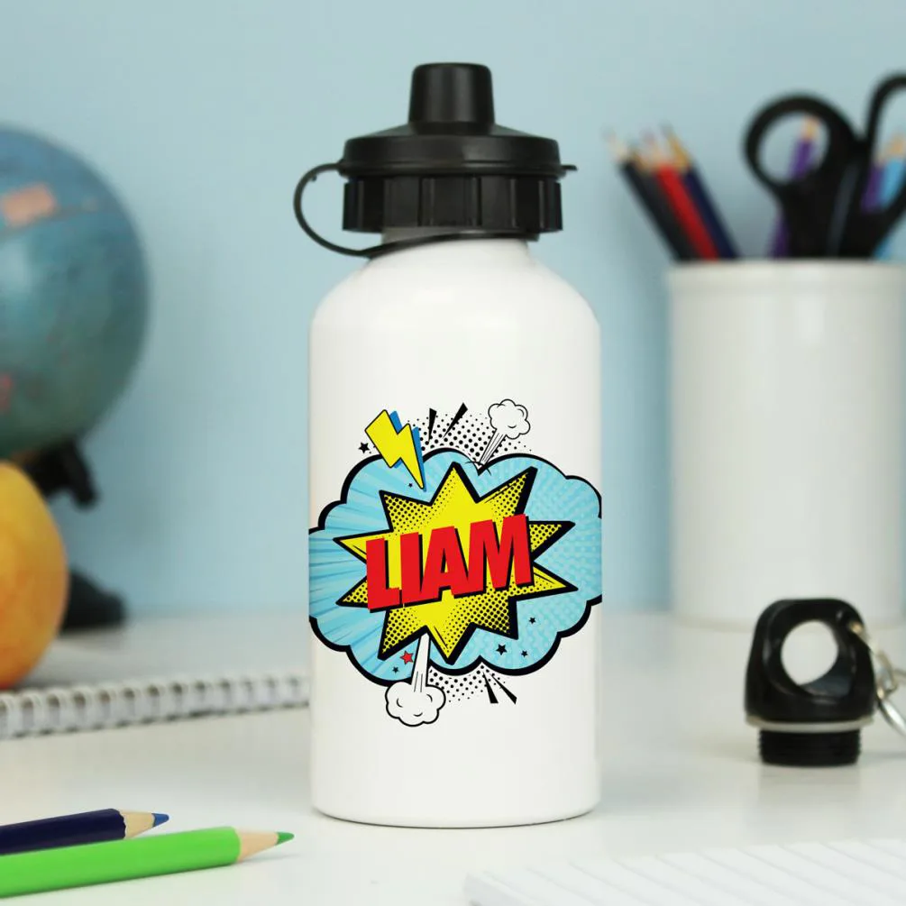 Personalised Superhero Drinks Bottle Extra Image 2
