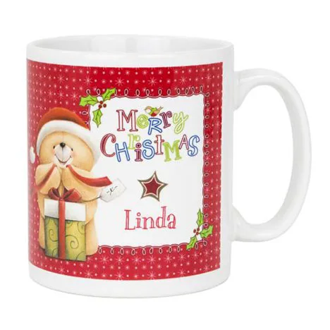 Personalised Forever Friends Christmas Mug Extra Image 1