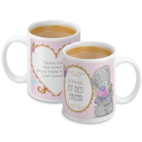 Personalised Me To You Bear Flowers Mug Extra Image 3