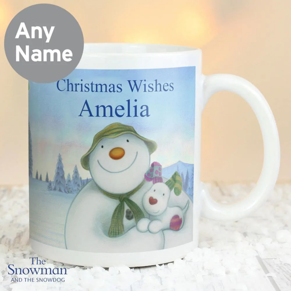 Personalised The Snowman & The Snowdog Mug Extra Image 1