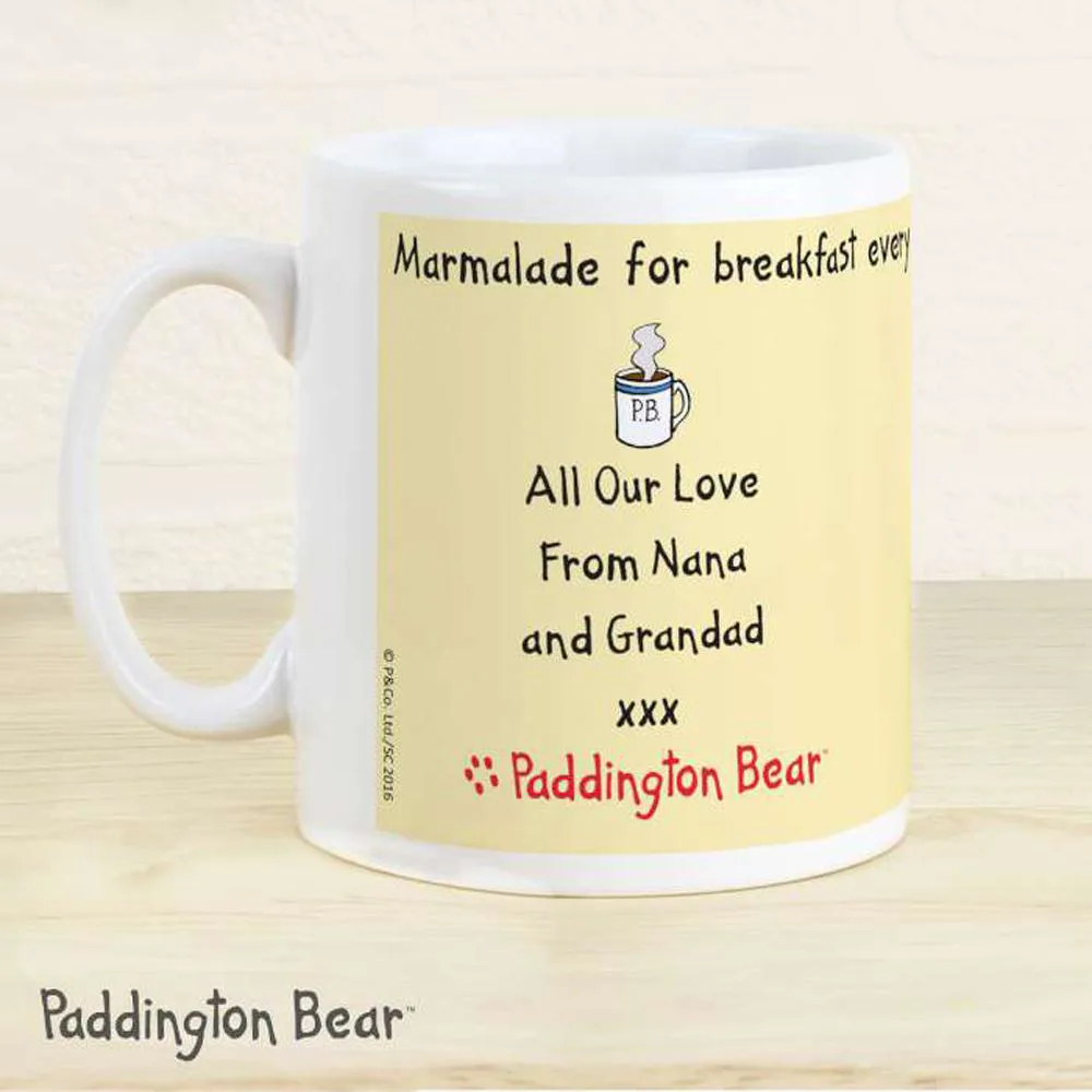 Personalised Paddington Bear Breakfast Mug Extra Image 2