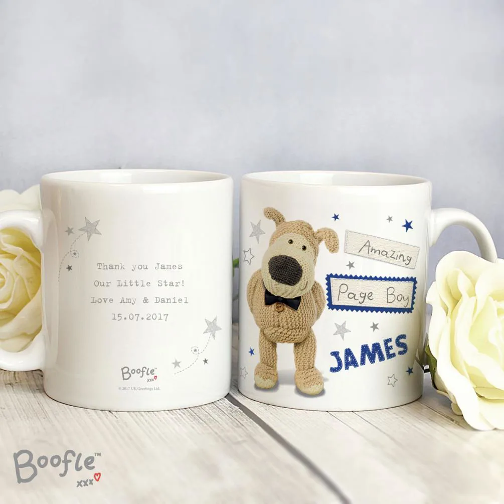 Personalised Boofle Blue Wedding Mug Extra Image 1