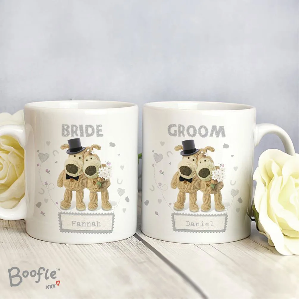 Personalised Boofle Wedding Couple Mug Set Extra Image 1