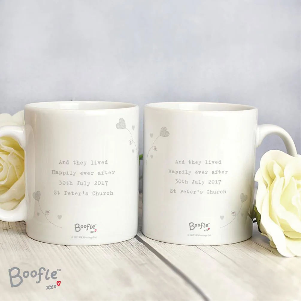 Personalised Boofle Wedding Couple Mug Set Extra Image 3