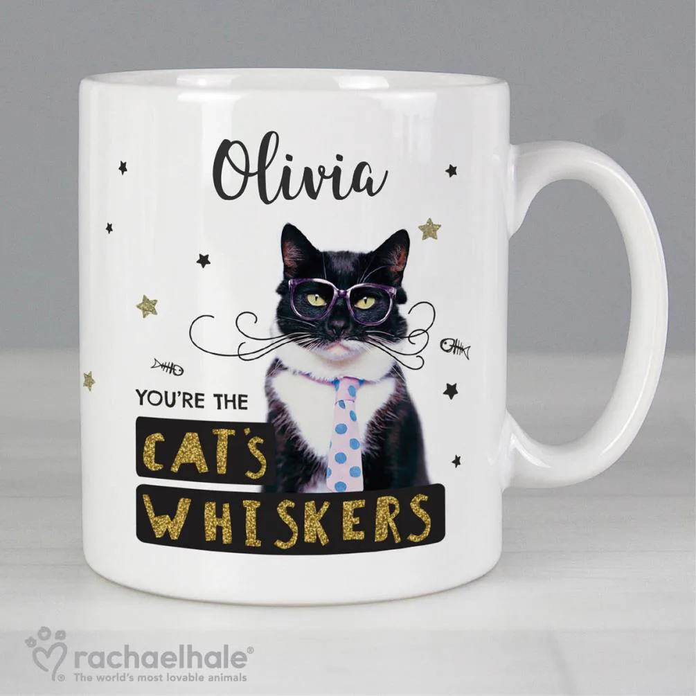 Personalised Rachael Hale You''re the Cat''s Whiskers Mug Extra Image 1