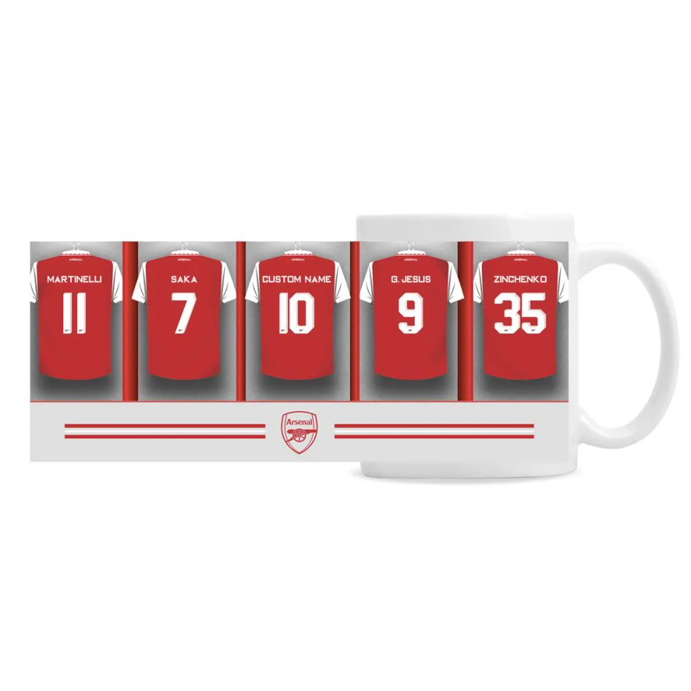 Personalised Arsenal Football Club Dressing Room Mug Extra Image 1