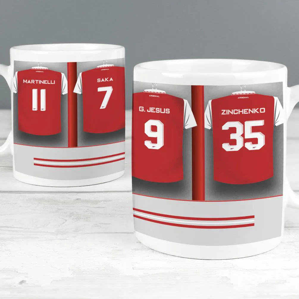 Personalised Arsenal Football Club Dressing Room Mug Extra Image 2