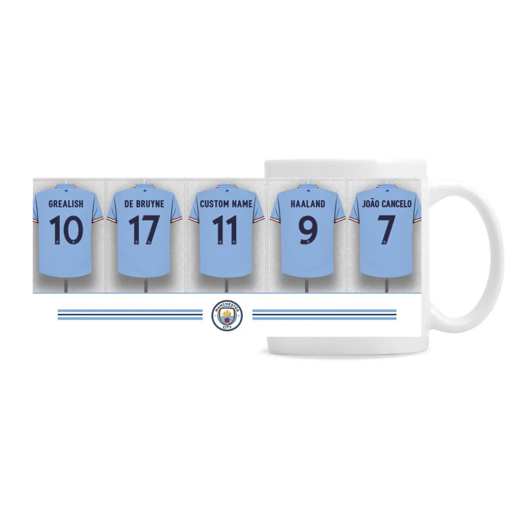 Personalised Manchester City Football Club Dressing Room Mug Extra Image 1