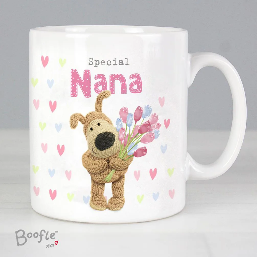 Personalised Boofle Flowers Mug Extra Image 1